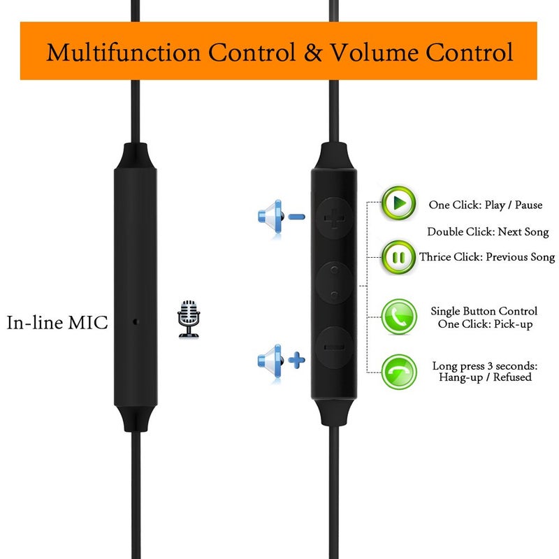 MAXROCK Sleep Headphones, MAXROCK Ultra Soft Comfortable In-ear Earphones w Mic and Volume Control Sound Blocking Earplugs Earbuds for Sleeping, Snoring, Bedtime, Relaxation, Air Travel, Insomnia & Meditation - Image 2